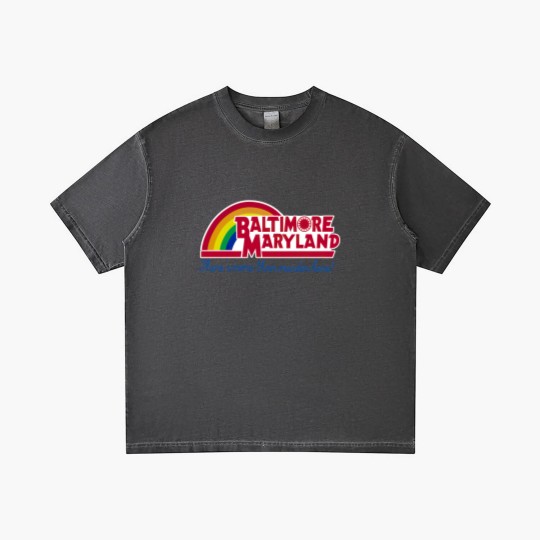 Discover Baltimore Maryland - Reading rainbow - Baltimore Maryland - Gradient T Shirts