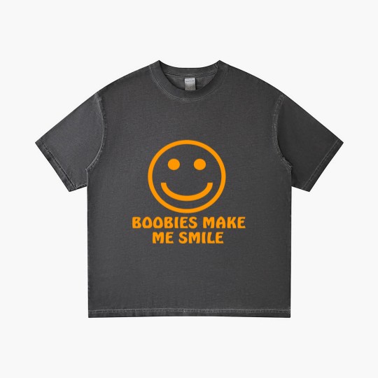 Discover Boobies Make Me Smile - Gifts For Him - Gradient T Shirts