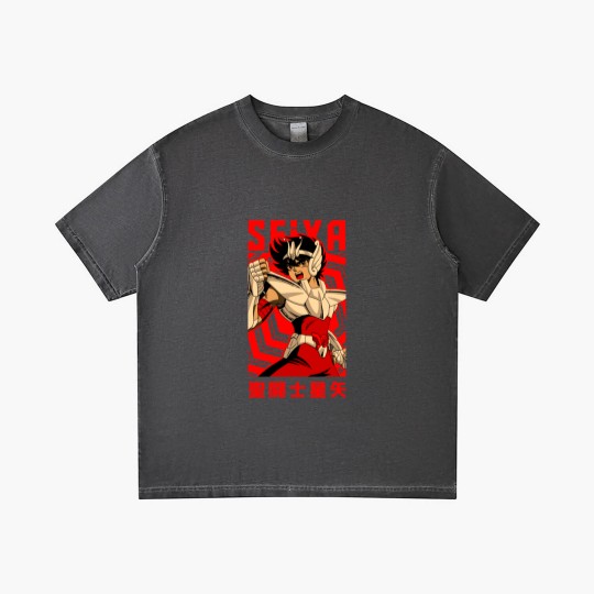 Discover Pegasus Seiya == Saint Seiya == Vintage Anime Design - Seiya - Gradient T Shirts