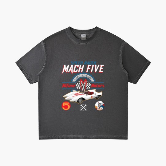 Discover Speed Racer Mach 5 Mifune Motors Gradient T Shirts