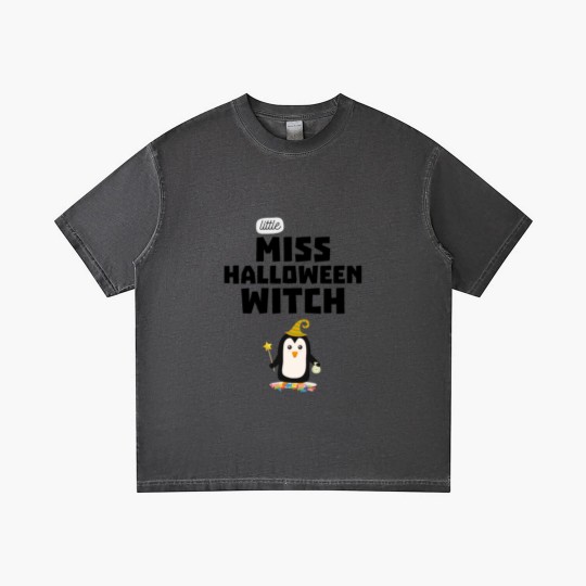 Discover Miss Halloween Witch Penguin gift Gradient T Shirts