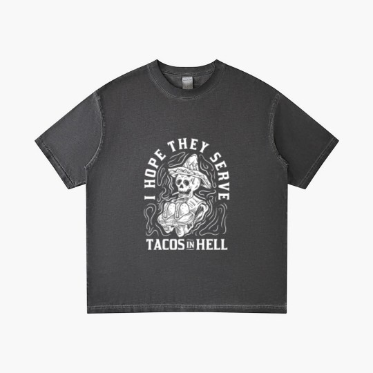 Discover I Hope They Serve Tacos In Hell Halloween Gift Gradient T Shirts