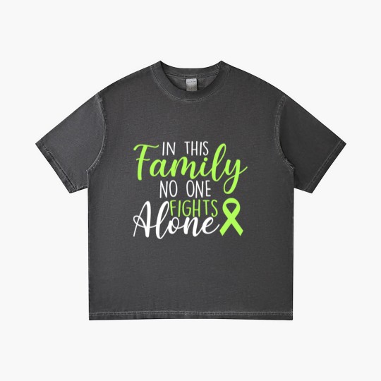 Discover Family Lymphoma Cancer Support no one Fight Alone - Lymphoma Cancer Support - Gradient T Shirts