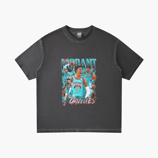 Discover Ja Morant Gradient T Shirts | Memphis Grizzlies Bootleg Graphic Gradient T Shirts
