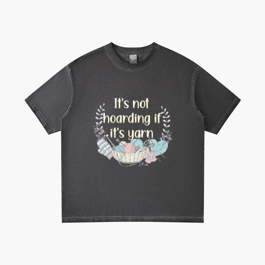 Discover Knit Crochet Collect Yarn Stash Gradient T Shirts