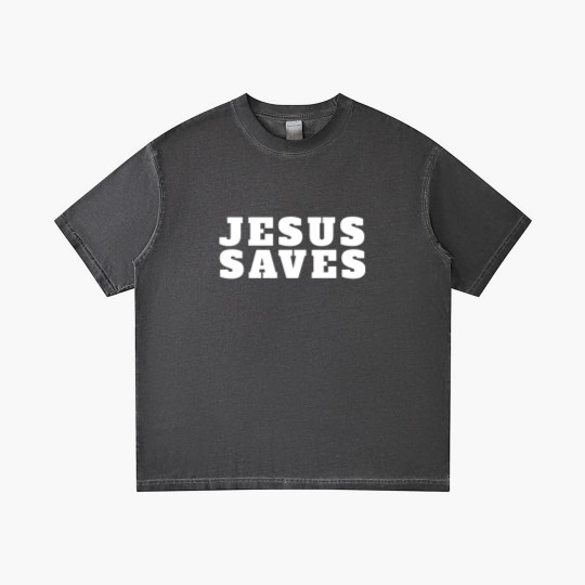 Discover Jesus Saves - Christian - Jesus Saves - Gradient T Shirts