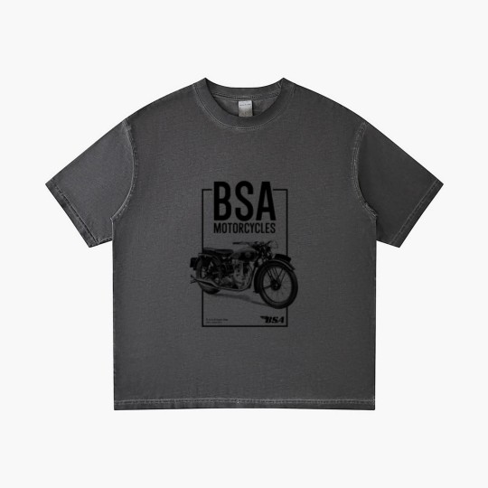Discover Grey BSA Motorcycles British Motorbike Gradient T Shirts Gradient T Shirts