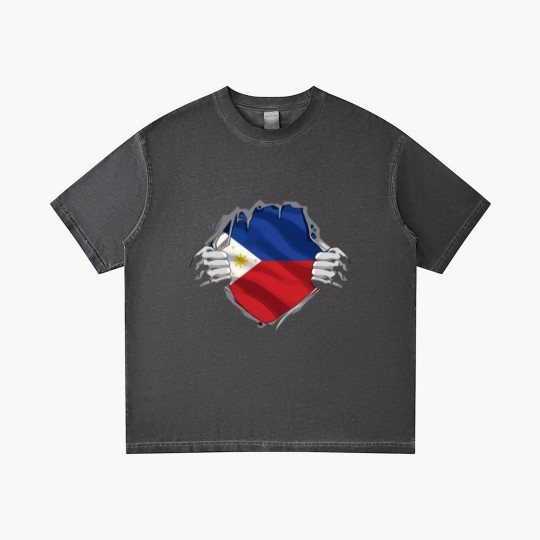Discover Super Filipino Heritage Philippines Roots Flag Gif Gradient T Shirts