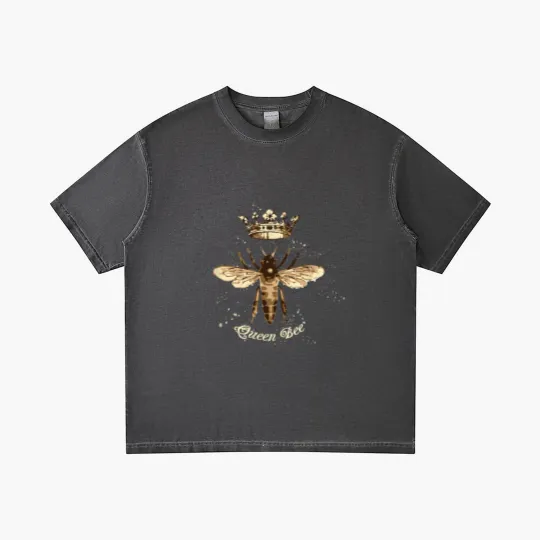 Discover Queen Bee Gradient T Shirts with Crown for Beekeepers & Bee Lovers