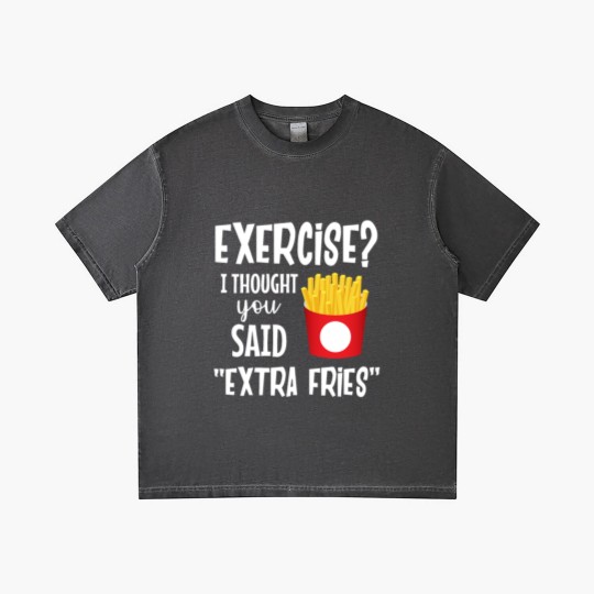 Discover Exercise I thought you said extra fries fitness Gradient T Shirts