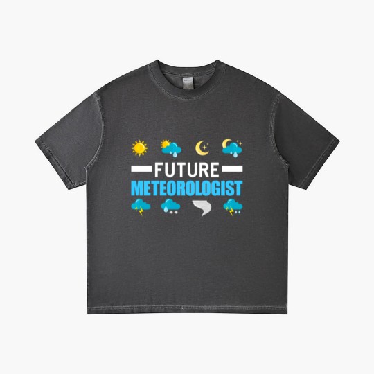 Discover Future Meteorologist Children Weather Forecaster Gradient T Shirts