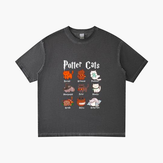 Discover Potter Cats Gradient T Shirts Funny Gifts For Cat Lovers - Cat - Gradient T Shirts