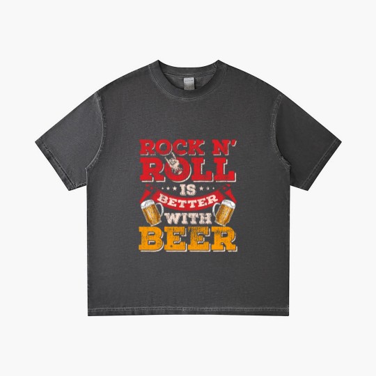 Discover rock n roll beer Gradient T Shirts