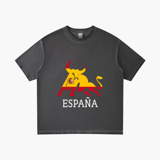 Discover Spain Spanish Flag Souvenir Toro España Bull Silhouette - Spanish Spain Flag Souvenir Bull S - Gradient T Shirts
