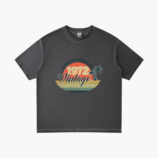 Discover 50 Years Old Vintage 1972  50th Gradient T Shirts