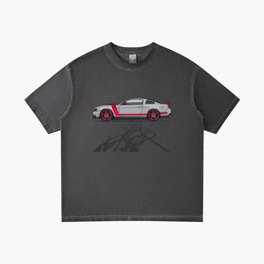 Discover Burning Out Marks-Silver - 2012 Boss 302 - Gradient T Shirts