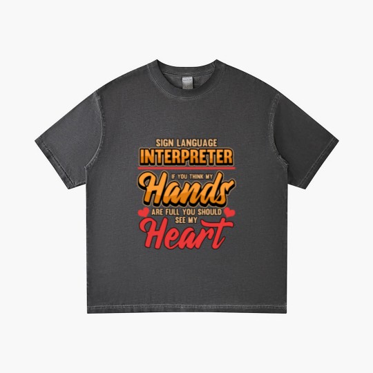 Discover sign language interpreter signpost gesture Gradient T Shirts