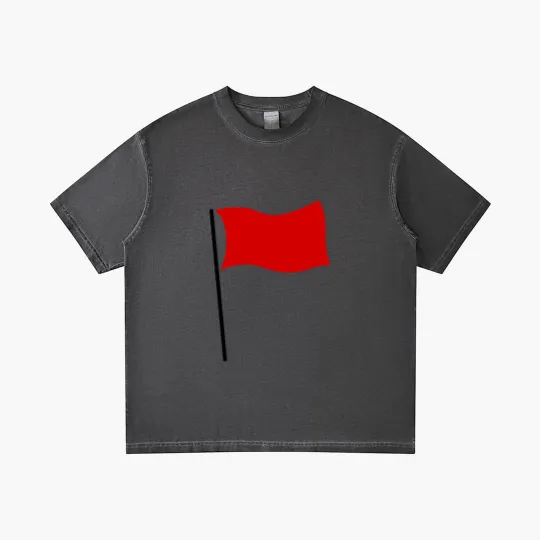 Discover red flag Gradient T Shirts