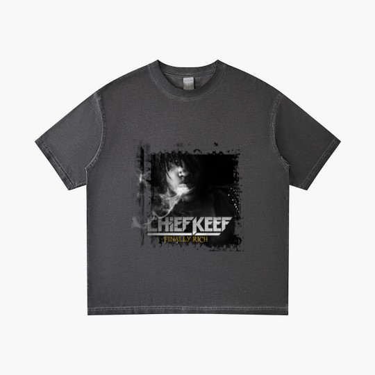 Discover Chief Keef Delux Cover Gradient T Shirts