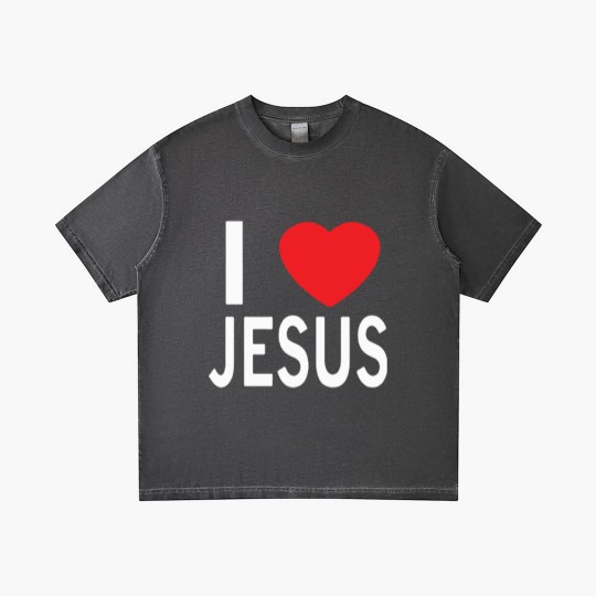 Discover I LOVE JESUS Gradient T Shirts