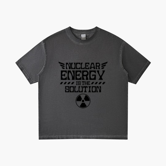 Discover Nuclear energy is the solution Atomic Fusion Clean Gradient T Shirts
