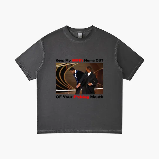 Discover Will Smith Smacks Chris Rocks Onstage Gradient T Shirts, Will Smith Gradient T Shirts, Will Smith Slapped Chris Rocks, 2022 Oscars, Meme Gradient T Shirts