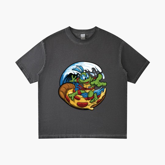 Discover ninja turtles surfing pizza Gradient T Shirts