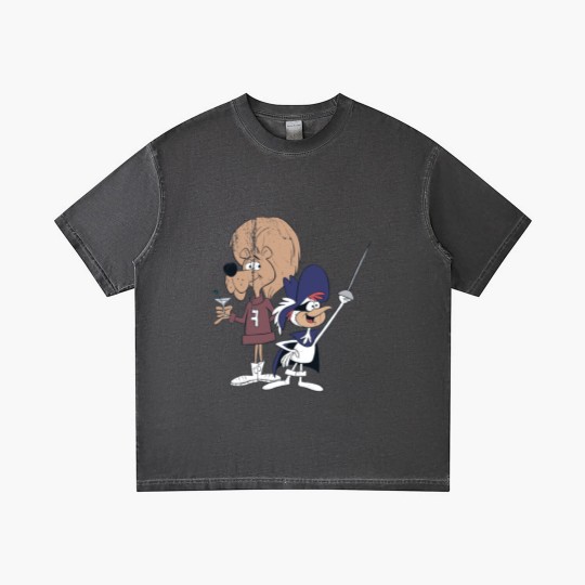 Discover Distressed Vintage Super Chicken and Fred - Cartoons - Gradient T Shirts