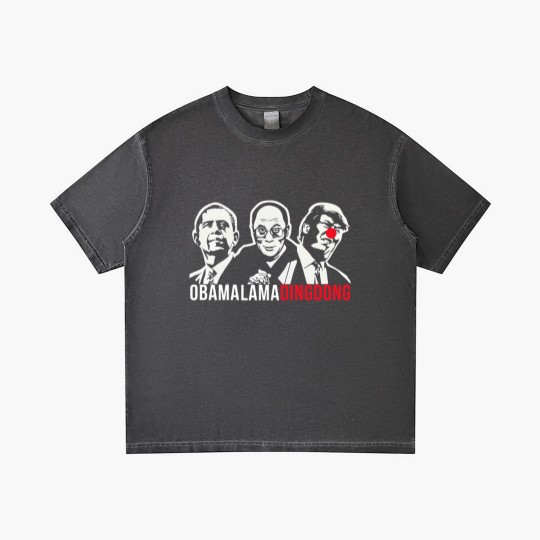 Discover Obama Lama Ding Dong Gradient T Shirts