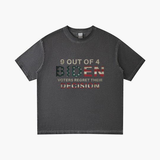 Discover 9 Out Of 4 Biden Voters Regret Their Decision Funn Gradient T Shirts