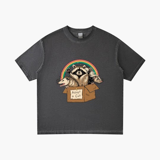 Discover Racoon Opossum Gradient T Shirts