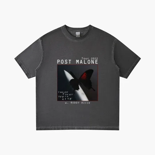 Discover Post Malone Twelve Carat Tour 2022 Gradient T Shirts