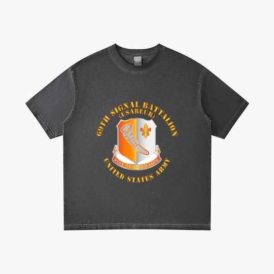 Discover Army 69th Signal Battalion USAREUR US Army Gradient T Shirts