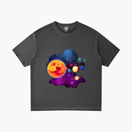 Discover Solar System Planets For Astronomy And Space Geeks Gradient T Shirts