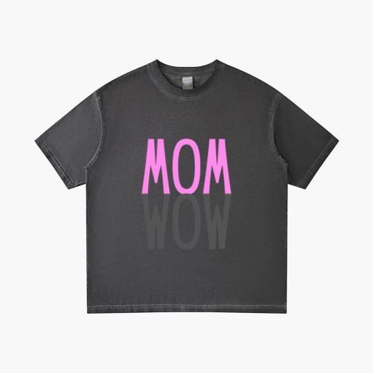 Discover Mom Wow Kids Super Power Mothers Day Gift Gradient T Shirts
