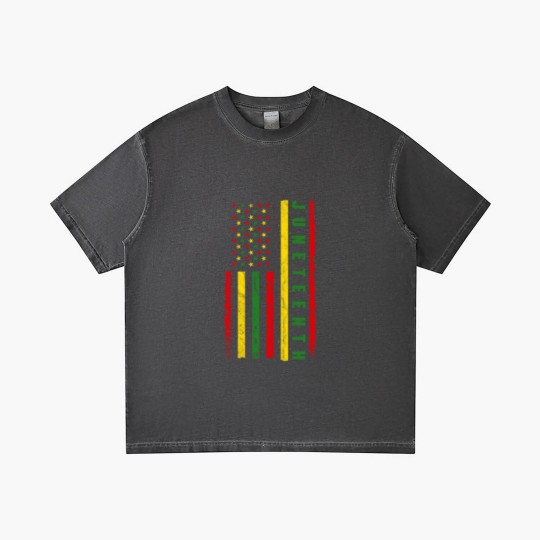 Discover Juneteenth American Flag Emancipation Melanin Black Pride Gradient T Shirts