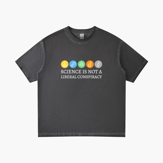 Discover Science is not a Liberal Conspiracy Gradient T Shirts