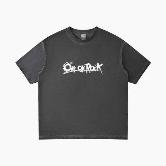 Discover ONE OK ROCK BANNER (White) Gradient T Shirts