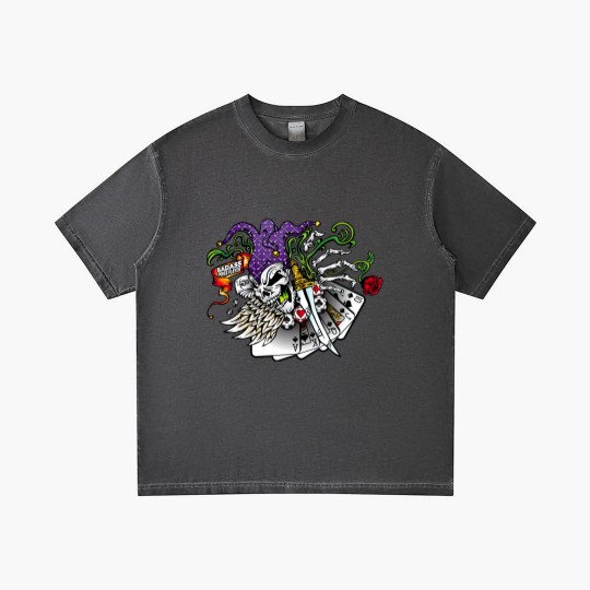 Discover Badass Poker Joker Gradient T Shirts