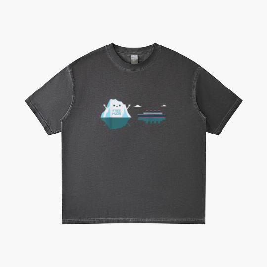 Discover Retro Funny Titanic Cruise Ship Iceberg 1912 Cruis Gradient T Shirts