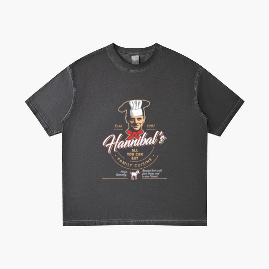Discover Hannibal's All You Can Eat Family Cuisine - Hannibal Lecter - Gradient T Shirts