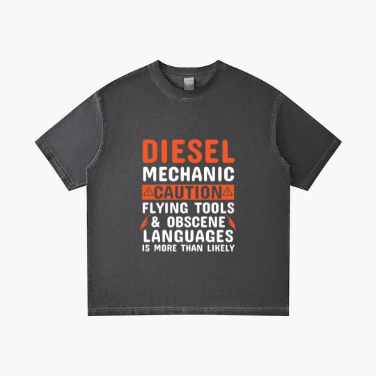Discover Mechanic - Diesel Mechanic Gradient T Shirts