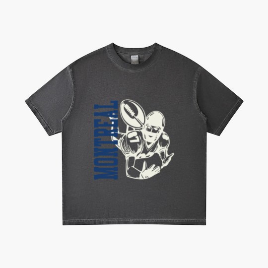 Discover Montreal Football with Player Graphic - Montreal Football - Gradient T Shirts