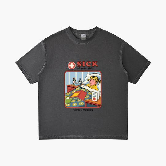 Discover Sick of your Sh*t - Funny - Gradient T Shirts