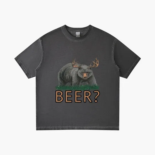 Discover Bear Deer Beer - Beer - Gradient T Shirts