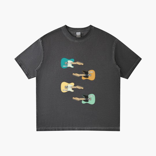 Discover Three Frets T-Style Maple Electric Guitar Pack - Guitar Sticker Pack - Gradient T Shirts