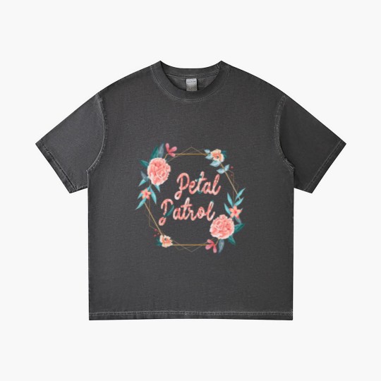Discover Flowers Floral Petal Patrol Gradient T Shirts