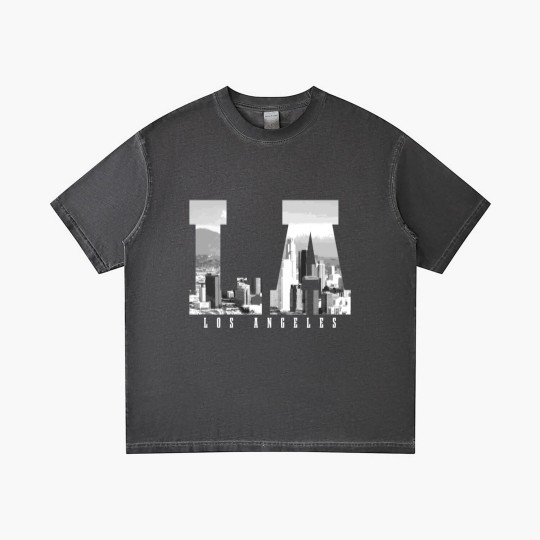 Discover Los Angeles California Skyline Gradient T Shirts