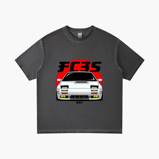 Discover White FC RX 7 - Fc Rx7 - Gradient T Shirts