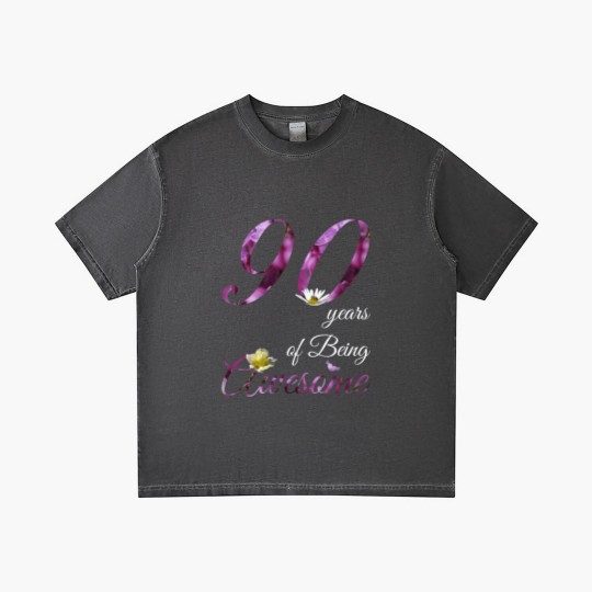 Discover 90 Year Old Gradient T Shirts Awesome Floral 1930 90Th Birthda Gradient T Shirts